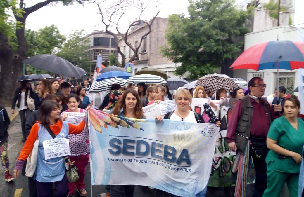 SEDEBA presente en el abrazo al lactario del jardín maternal N°6 D.E 6